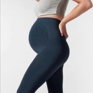 Blanqi full length Maternity Leggings - Storm colour